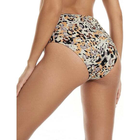 Beautikini Size Large Bikini Bottom Animal Print Beach Summer Vacation Pool NWT - Picture 2 of 6